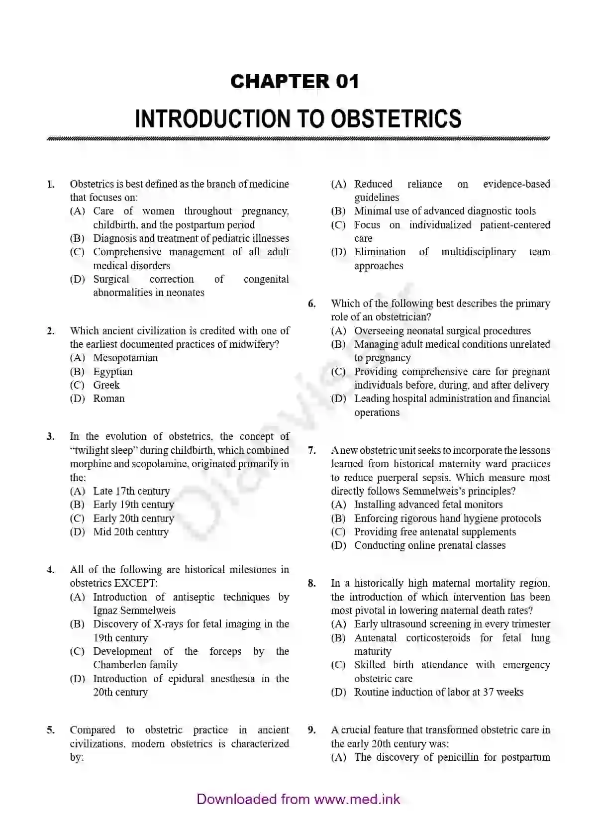 کتاب Obstetrics and Gynecology برای آزمونهای Prometric و Pearson VUE - تصویر 2