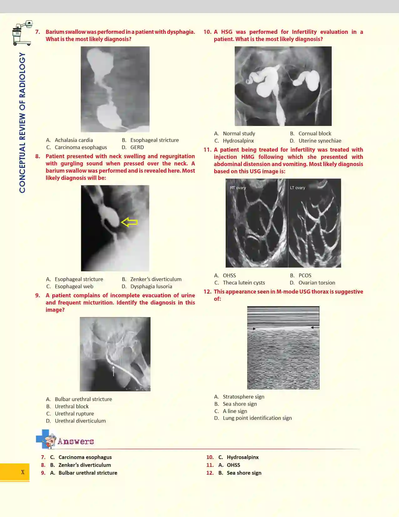 مجموعه سوالات مفهومی تخصصی رادیولوژی برای آزمون پرومتریک و پیرسون - تصویر 3