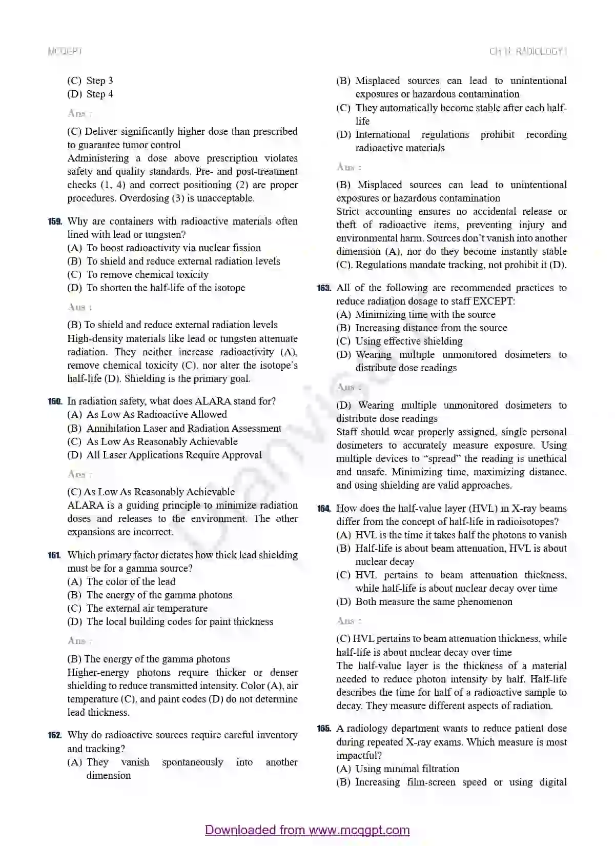 بانک سوالات آمادگی آزمون پرومتریک و پیرسون تکنسین رادیولوژی - تصویر 3