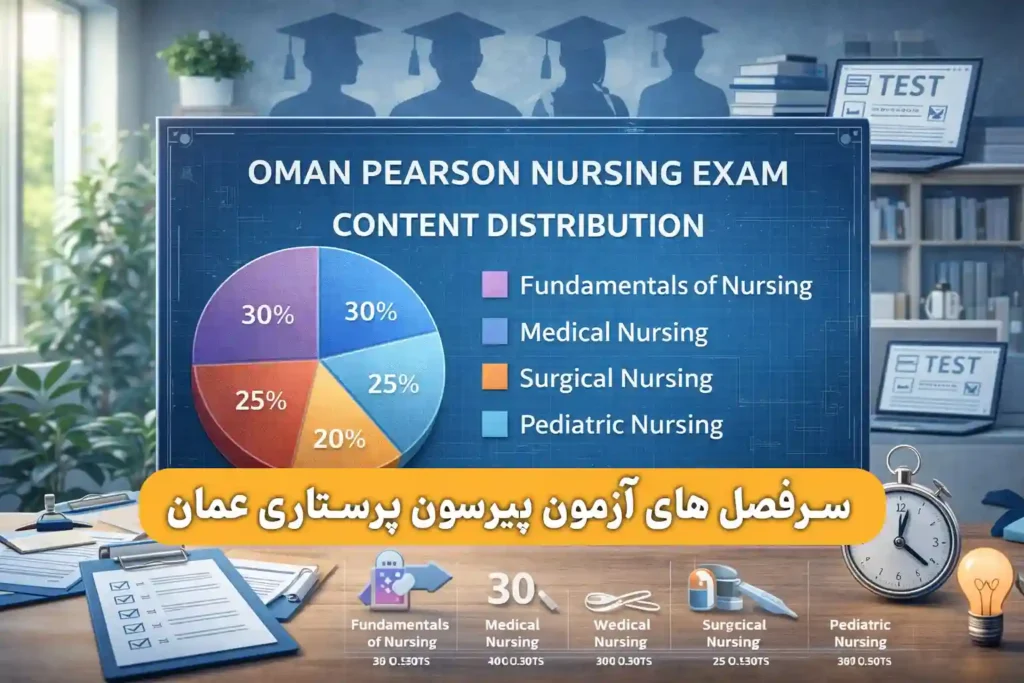 blueprint یا بارم بندی آزمون پیرسون پرستاری عمان