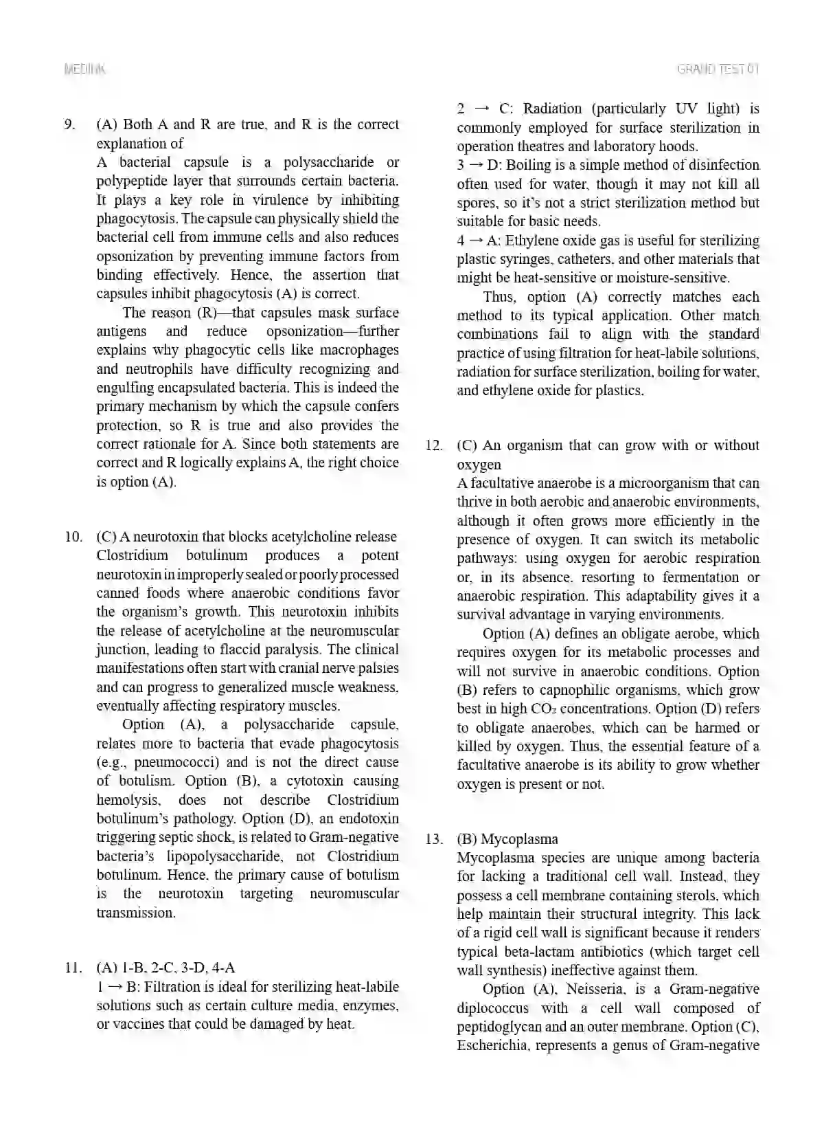 منبع طلایی آمادگی آزمونهای پرومتریک (Prometric) و پیرسون (Pearson VUE) میکروبیولوژی - تصویر 4