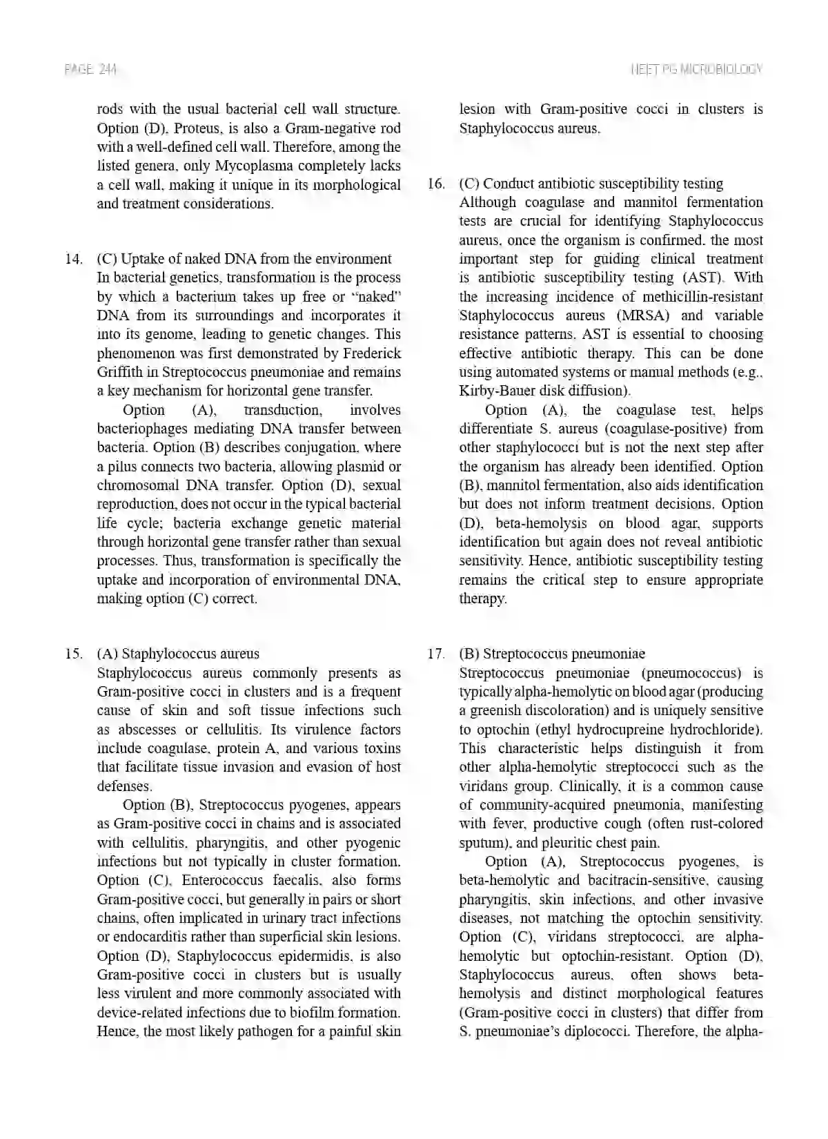 منبع طلایی آمادگی آزمونهای پرومتریک (Prometric) و پیرسون (Pearson VUE) میکروبیولوژی - تصویر 5