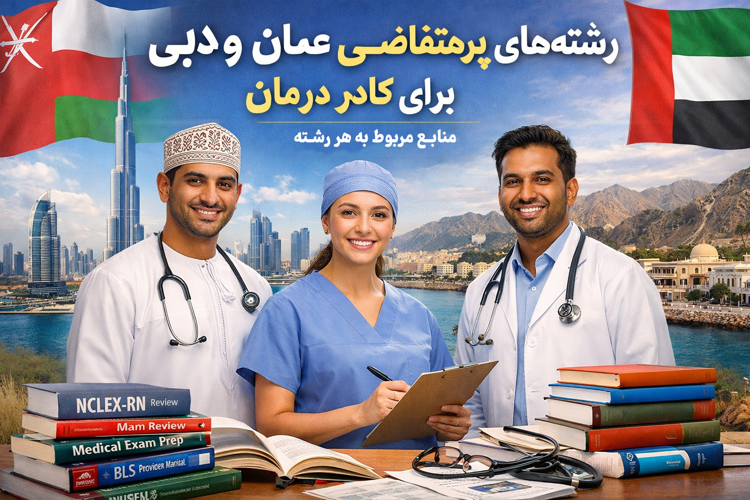 رشته‌ پرمتقاضی عمان و دبی برای کادر درمان
