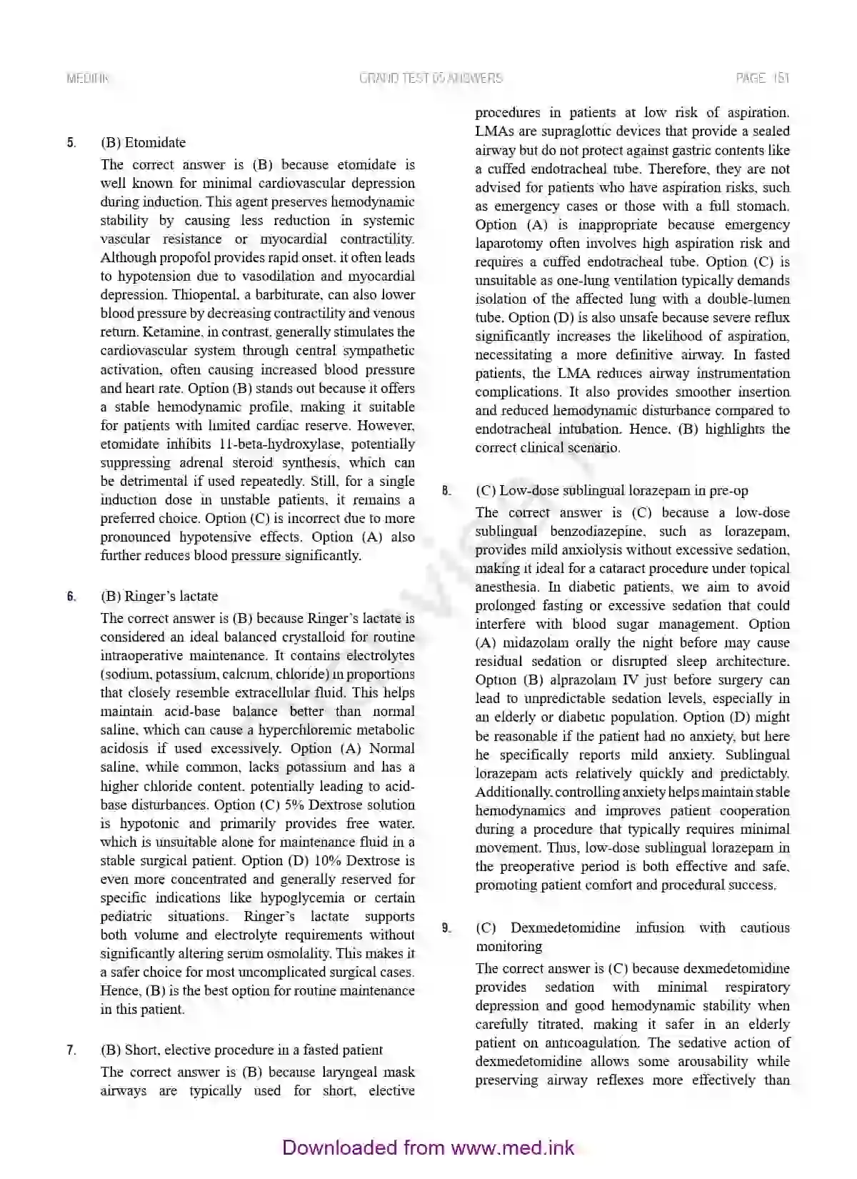 منبع جامع آزمون پرومتریک و پیرسون بیهوشی | سوال چهار گزینه ای با پاسخ تشریحی - تصویر 5